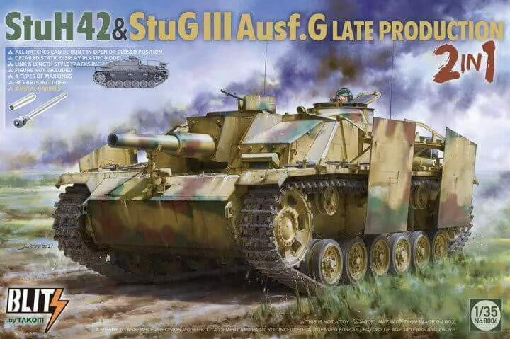 Takom 1/35 StuG III AusfG Late Blitz 8006